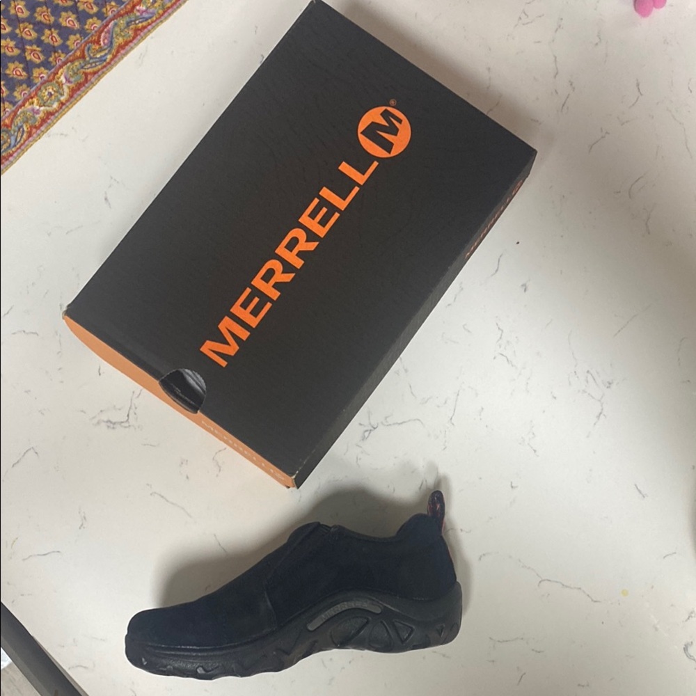 Merrell Black Slip-On Loafers